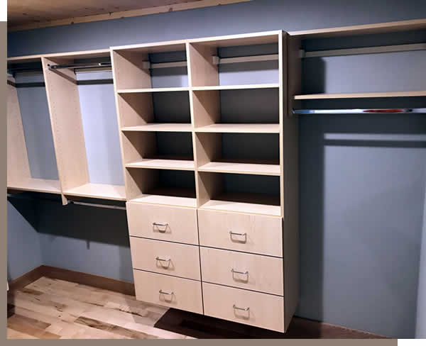 Custom Closet Systems and Woodworking Services near me